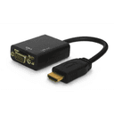 Savio CL-23 adaptador de cable de vídeo 0,5 m VGA (D-Sub) HDMI tipo A (Estándar) Negro