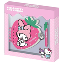 Diario Boligrafo Fresa My Melody Hello Kitty and Friends