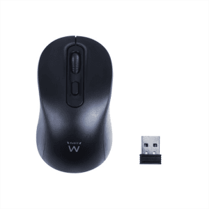 Ewent Raton optico inalambrico 800-1200-1600dpi y clics silenciosos