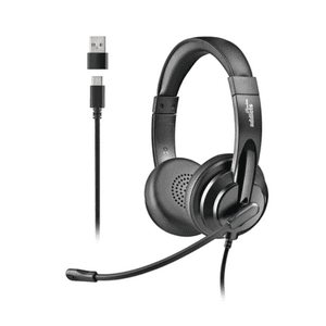 NGS VOX605 USB-C Auriculares Alámbrico Diadema Llamadas/Música USB Tipo C Negro