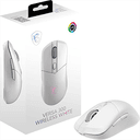 MSI Versa 300 Wireless Bluetooth 5.3 y RF 2.4Ghz DPI 26000  Optico 8k Rgb Blanco - Raton Gaming