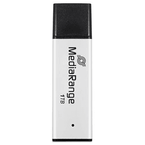 MediaRange MR1905-1 unidad flash USB 1 TB USB tipo A 3.2 Gen 1 (3.1 Gen 1) Negro, Plata