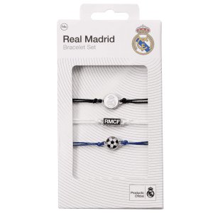 Set 3 Pulseras Amistad Real Madrid
