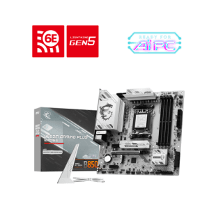 PLACA MSI B850M GAMING PLUS WIFI6E,AMD,AM5,B850,4DDR5,256GB,1HDMI+1DP,4SATA3+2M.2,2.5GBLAN+WIFI6E+BT5.3,9USB3.2,MATX