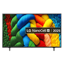LG NanoCell AI 55NANO80A6B 55" UHD 4K Smart TV, Negro