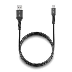 NGS KNOT-AC cable USB USB 2.0 1 m USB A USB C 0,48 Gbit/s 100 W Negro