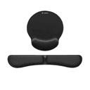SUBBLIM Pack Alfombrilla de Ratón Ergonómica + Reposamuñecas Teclado – Espuma elástica, Superficie Microtexturizada Impermeable,