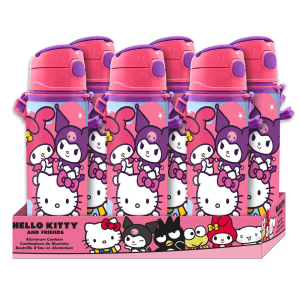 Cantimplora aluminio Hello Kitty and Friends 600ml