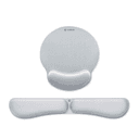 SUBBLIM Pack Ergo Memoryflex – Conjunto de alfombrilla para ratón y reposamuñecas para teclado Plata