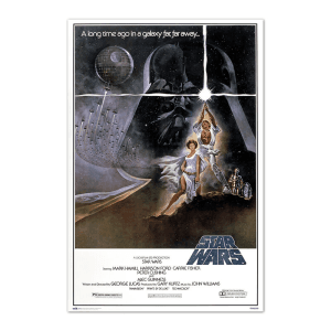 Poster Una Nueva Esperanza Episodio IV Star Wars