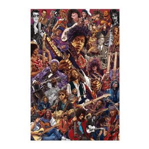 Poster Guitarristas Legendarios