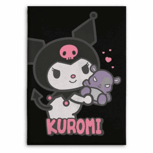Manta franela Kuromi Hello Kitty 110x150cm