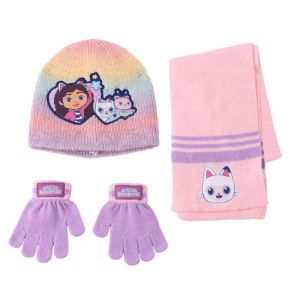 Conjunto gorro guantes braga cuello La Casa de MuI±ecas de Gabby