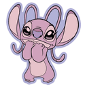 Cojin 3D Angel Stitch Disney