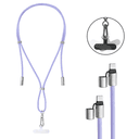 Intenso Handykette als Lade- + Datenkabel USB-C bis 1,65m lila cable USB USB C Púrpura