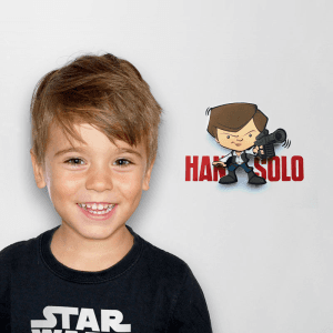 Lampara 3D Light FX mini Hans Solo Star Wars