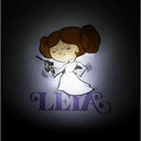 Lampara 3D Light FX mini Leia Star Wars