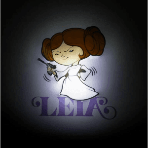 Lampara 3D Light FX mini Leia Star Wars