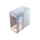 Corsair 4500X LX-R RGB Tempered Glass Mid-Tower, White Midi Tower Blanco