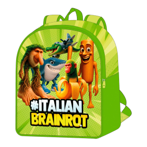 Mochila Italian Brainrot 28cm