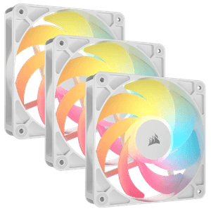 Corsair RS120-R ARGB Carcasa del ordenador Ventilador 12 cm Blanco 3 pieza(s)