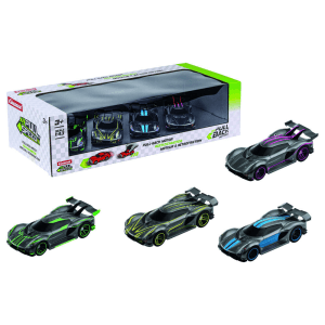 Blister 4 coches Hypercars pull back