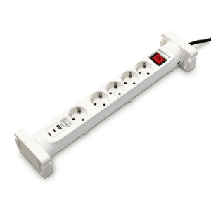 Salicru SPS SAFE 5S+ Blanco 5 salidas AC 230 V 1,4 m