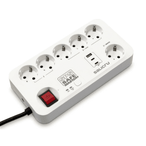 Salicru SPS SAFE MASTER+ Blanco 6 salidas AC 230 V 1,4 m