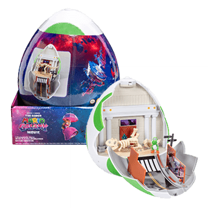 Playset Super Mario Galaxy - Huevo Yoshi de 25 cm con elementos funcionales y 2 figuras 4 cm (Yoshi y Mario)