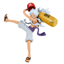 Figura Monkey D Luffy Gear 5 Battle Record One Piece 17cm