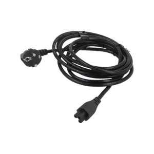 Savio Strom IEC 60320 C5 CEE 7/7 Sort 3m Stromkabel Negro C5 acoplador Enchufe tipo C