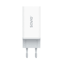 Savio LA-07 adowarka Sieciowa GaN 65W Biaa Auriculares, Auriculares, Tableta, Teléfono, Ver Blanco Corriente alterna Exterior