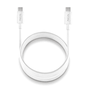 NGS ZYRO 60W-1 cable USB USB 2.0 1 m USB C 0,48 Gbit/s Blanco