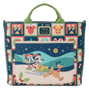 Bolso mochila Mickey Minnie Holiday Disney Loungefly