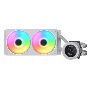 COUGAR CGR-PSDVARGB-W-240 Procesador Sistema de refrigeración líquida todo en uno 12 cm Blanco