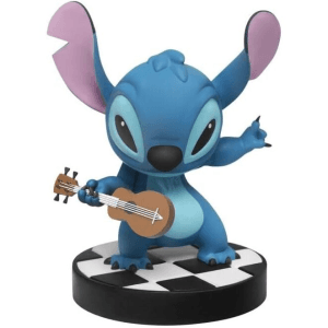 Figura Stitch Guitarrista Hero Box Stitch Disney 8cm