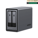 Ugreen NASync DXP2800 NAS System 2-Bay Compacto Intel® N N100 8 GB DDR5 0 TB UGOS Pro Negro