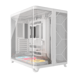 Corsair AIR 5400 LX-R RGB iCUE LINK Midi Tower Blanco