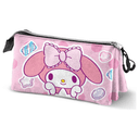 Portatodo Sweets My Melody Hello Kitty triple