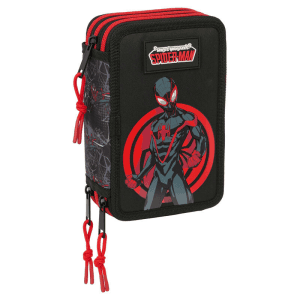 Plumier Miles Morales Spiderman Marvel triple 37pzs