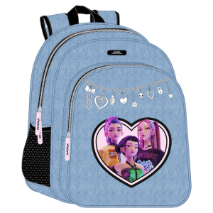 Mochila Huntrix Demon Hunters Kpop 38cm adaptable