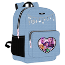 Mochila Huntrix Kpop Demon Hunters 43cm adaptable