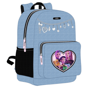 Mochila Huntrix Kpop Demon Hunters 43cm adaptable