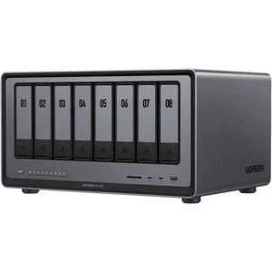 Ugreen 35127B servidor de almacenamiento NAS Escritorio Intel® Core™ i5 i5-1235U 8 GB DDR5 0 TB UGOS Pro Gris