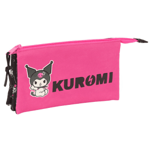 Portatodo Kuromi Hello Kitty triple