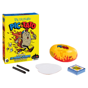 Games Juego De La Patata Caliente Pictionary Pic-Tato Para Disfrutar De Noches De Juegos En Familia, Juguete Que Habla Y Reprodu