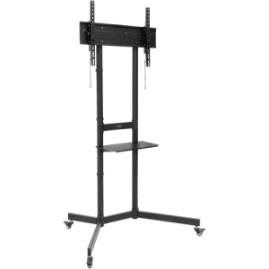 TooQ “KEFRÉN” Soporte de suelo con Ruedas para pantallas de 37”-70”, Negro