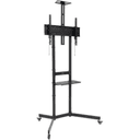 TooQ “NEFERTITI” Soporte de suelo con Ruedas para pantallas de 37”-70”, Negro