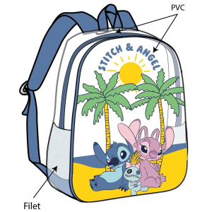 Mochila Angel Stitch Disney 31cm
