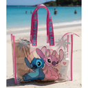 Bolsa playa Angel Stitch Disney